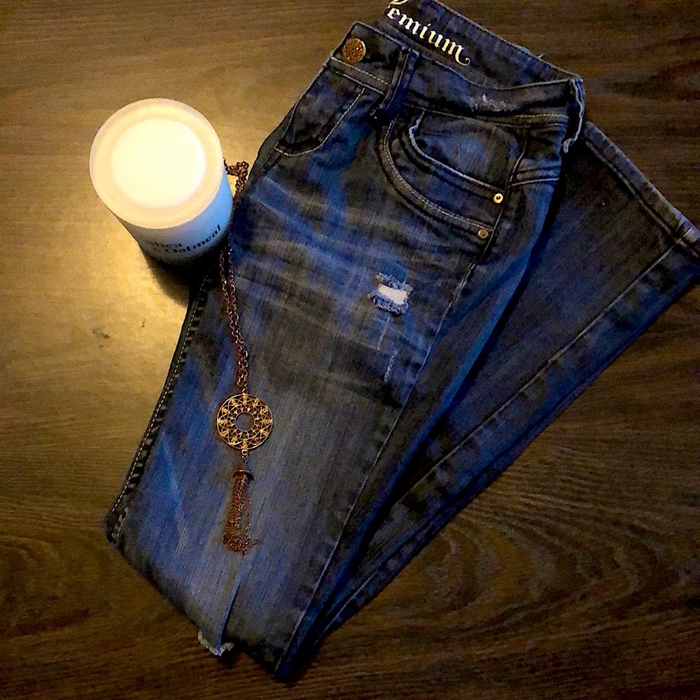 Distressed Skinny Jeans